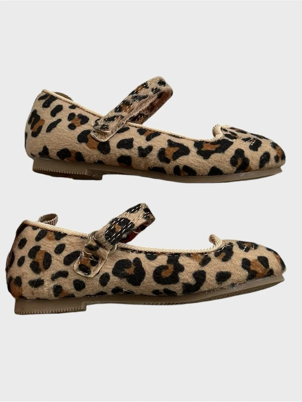 Carter’s Leopard Cat Mary Jane Flats Baby Girl Size 6